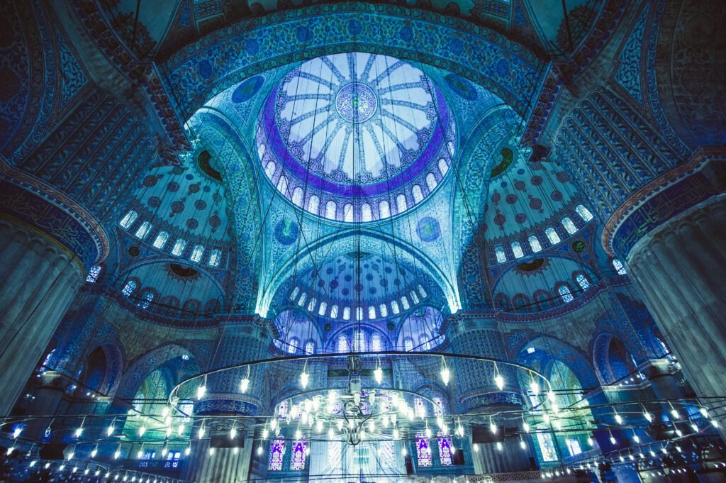 Interior,Of,The,Blue,Mosque,,Istanbul.,Turkey